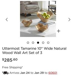 Uttermost Wooden Bowl